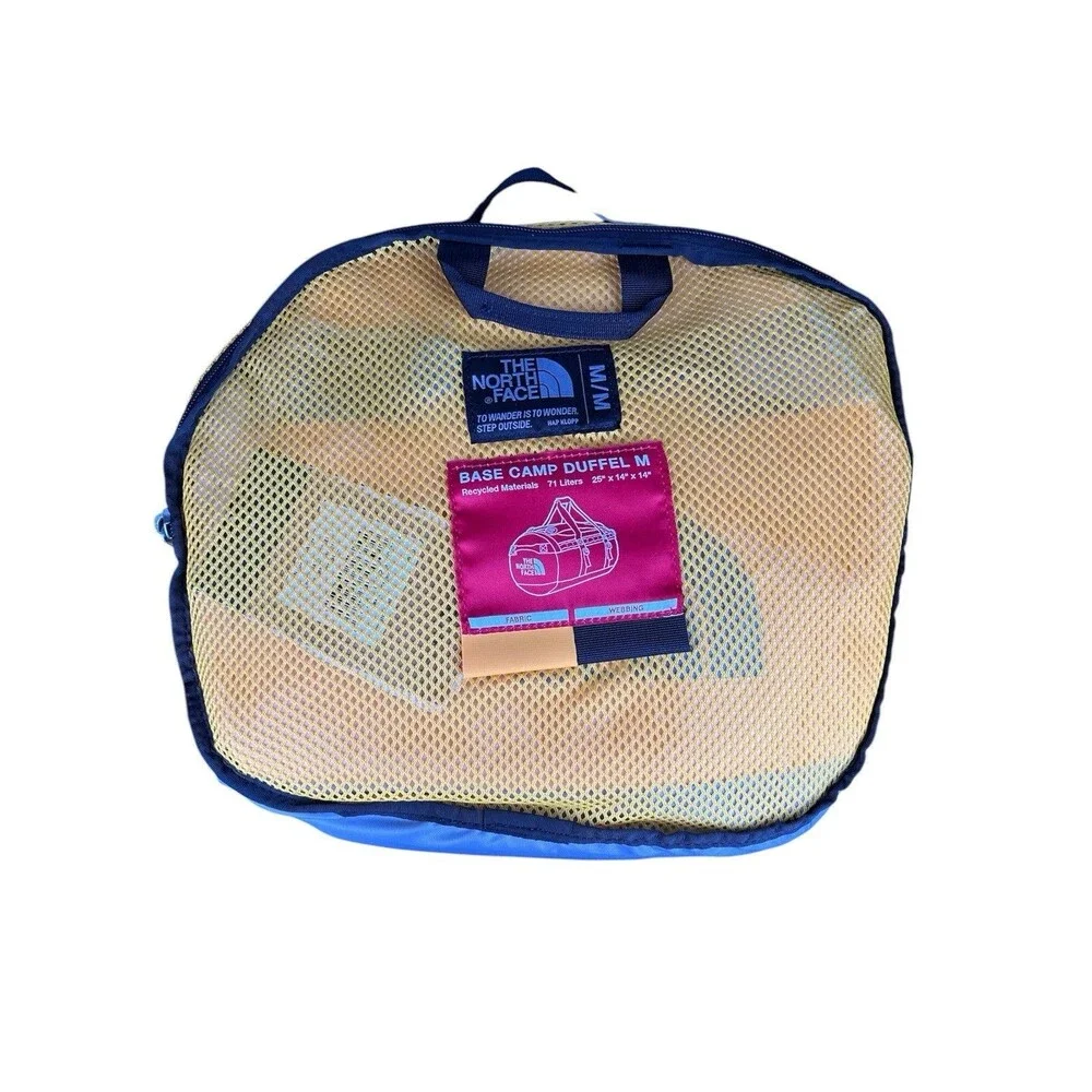 The North Face Base Camp Duffel Bag Medium 71L Summit Gold New w/tag $149 - Picture 7 of 8